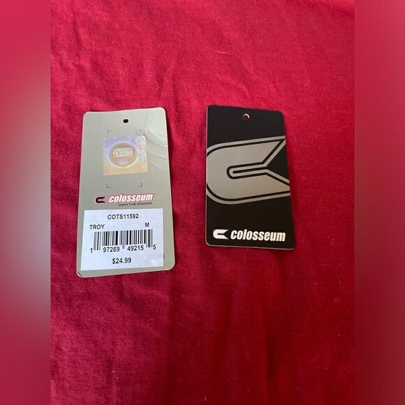 NEW Troy University Trojans Basic Block Cotton T-Shirt Men’s Size Medium NWT Co - Picture 5 of 5